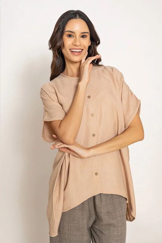 Oversized Linen-Blend Co-ord Set