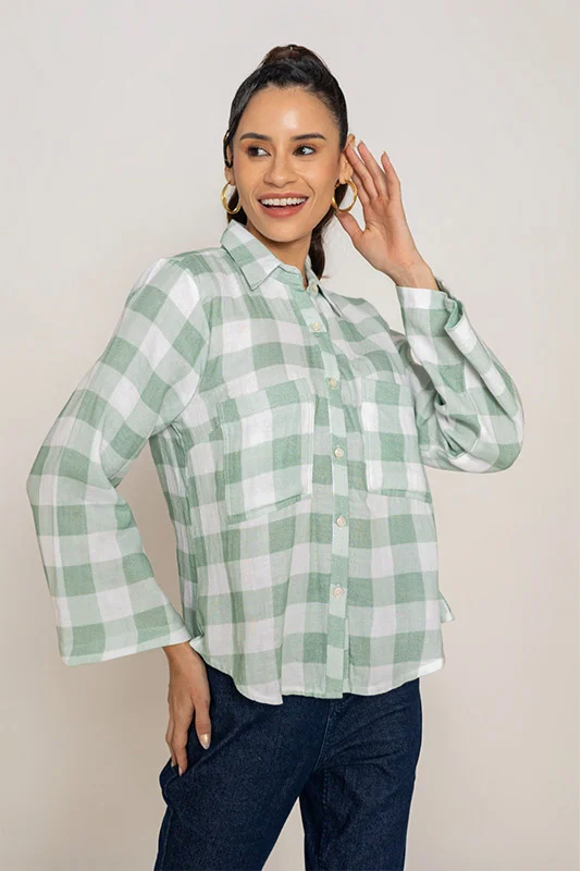 CHECKERED PRINT SHIRT