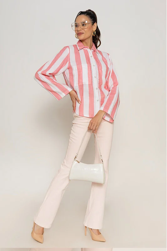 STRIPED PRINT SHIRT