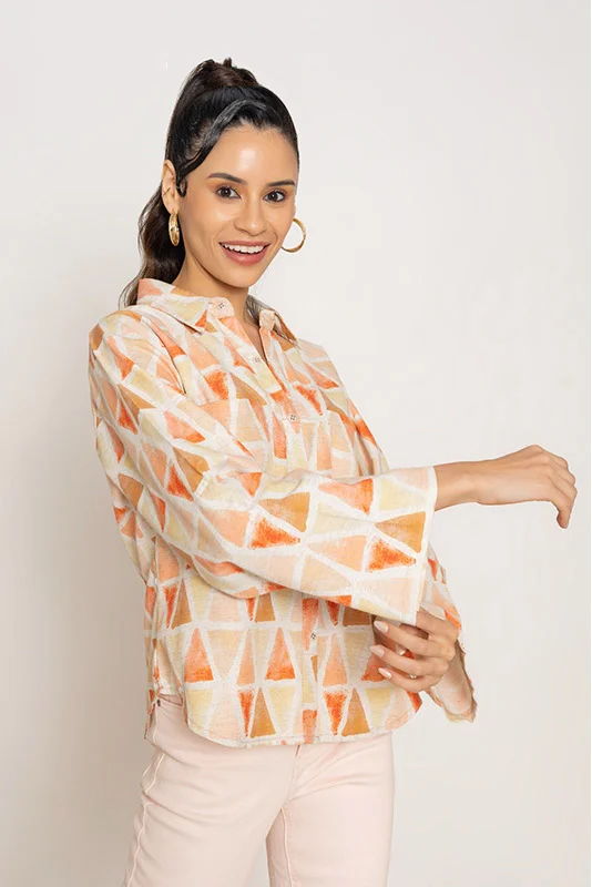 GEOMETRIC PRINT SHIRT