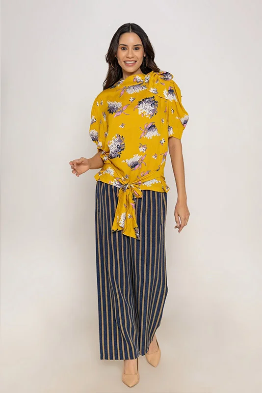 FLORAL AND STRIPED CO-ORD SET