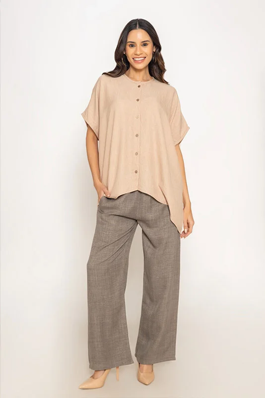 Oversized Linen-Blend Co-ord Set