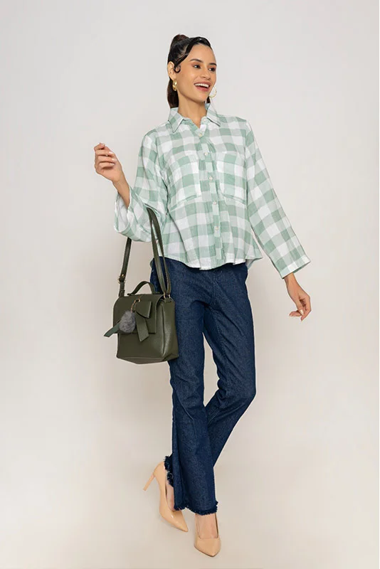 CHECKERED PRINT SHIRT