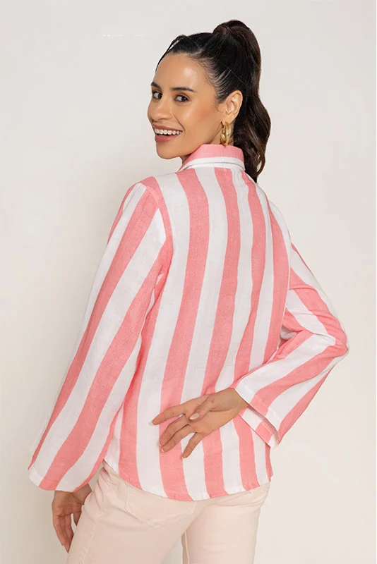 STRIPED PRINT SHIRT