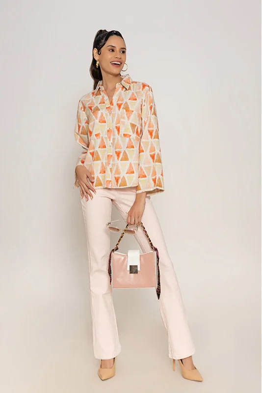 GEOMETRIC PRINT SHIRT