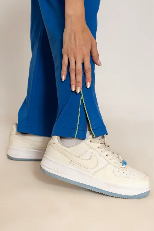 High-Rise Side-Split Active Trousers