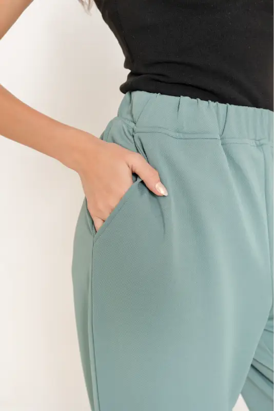 Relaxed High-Rise Straight-Leg Active Pants - Image 2